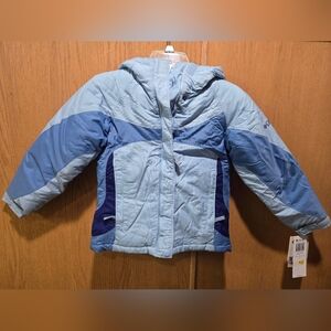 Columbia Kids Light Blue Puffer Jacket - Girls Size 7/8